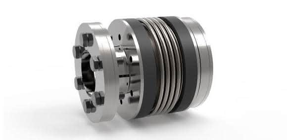Metal bellows coupling