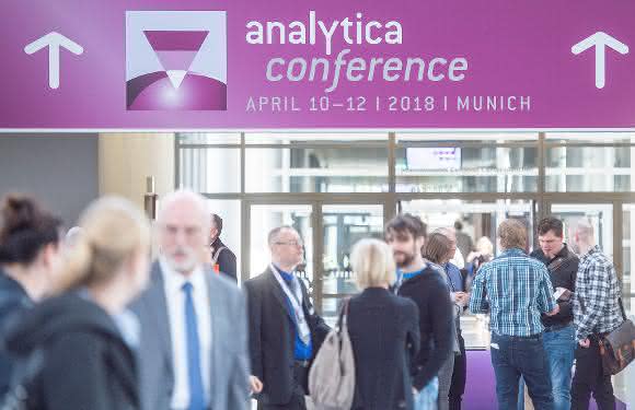 Eingangsbereich Analytica conference