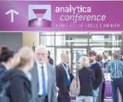 Zum Spitzenergebnis der Analytica 2018 trug auch die Analytica conference bei ... Eingangsbereich Analytica conference