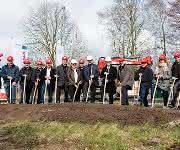 Symbolic groundbreaking ceremony
