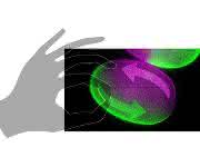 Schematische Darstellung: Kontrollierte Ströme erzeugen und Biomoleküle im Embryo verfolgen