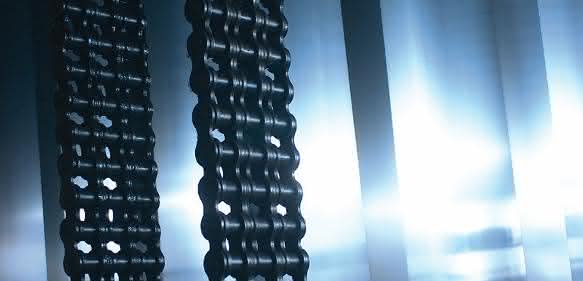 Tsubaki roller chain steelwork