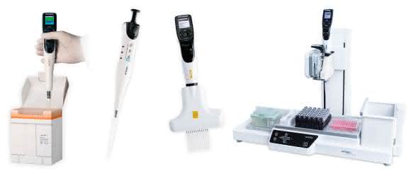 Unterschiedliche Pipettiersysteme von Integra