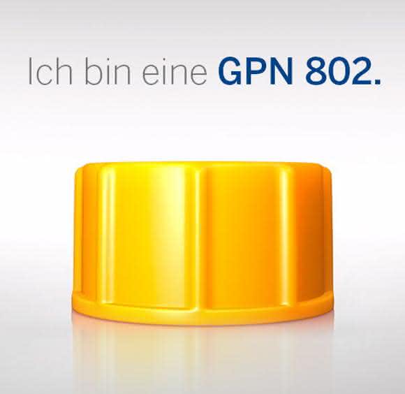 Anzeige - Highlight der Woche: Ich bin eine GPN 802. <br/>Schraubkappen mit Dichtscheibe Anzeige - Highlight der Woche: Ich bin eine GPN 802. <br/>Schraubkappen mit Dichtscheibe