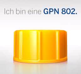 Advertisement - Highlight of the week: I am a GPN 802. <br/>Screw caps with sealing washer Advertisement - Highlight of the week: I am a GPN 802. <br/>Screw caps with sealing washer