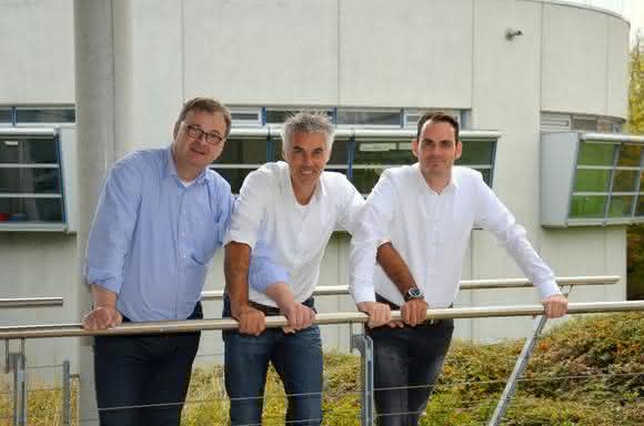 Dr. Wolfgang Schulz, Dr. Rudi Winzenbacher und Dr. Wolfram Seitz