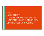 Leitfaden "Transparenz und Nachhaltigkeit in der Lieferkette" Titelseite Leitfaden
