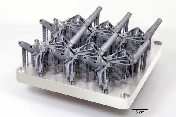 Structural components on a base plate