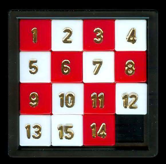 Kult-Spiel 15er-Puzzle
