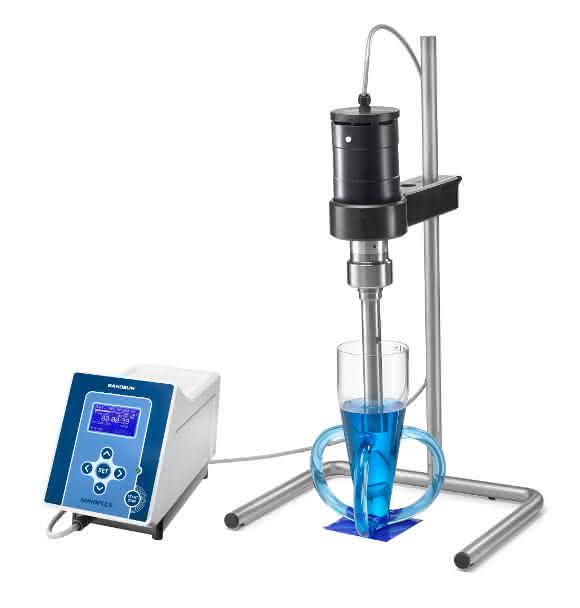 Der Sonopuls 4400 Ultraschall-Homogenisator von Bandelin. Der Sonopuls 4400 Ultraschall-Homogenisator von Bandelin.