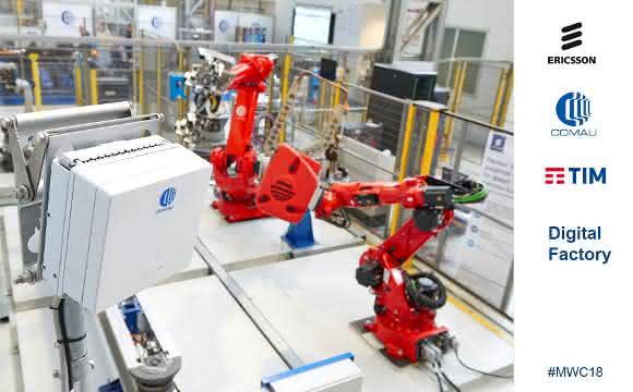 Fabrik der Zukunft: Ericsson, TIM und Comau: 5G für die Fabrik der Zukunft Fabrik der Zukunft: Ericsson, TIM und Comau: 5G für die Fabrik der Zukunft