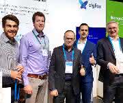 The Sigfox team at the Bosch Connected World