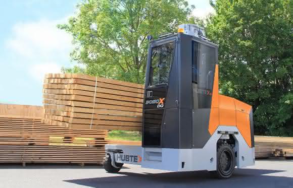 Four-way forklift