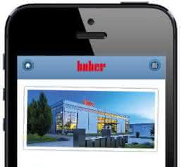Für Smartphones und Tablets: Huber mit neuer mobiler Website
