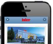 Für Smartphones und Tablets: Huber mit neuer mobiler Website Für Smartphones und Tablets: Huber mit neuer mobiler Website