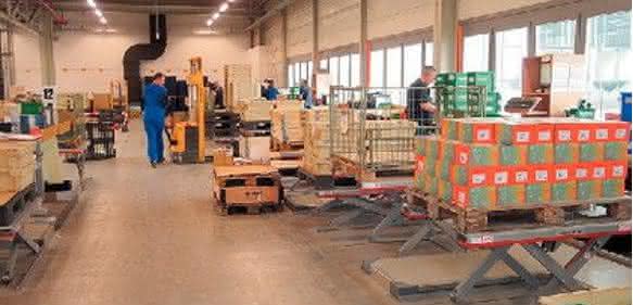 Fördertechnik: 500 Paletten täglich