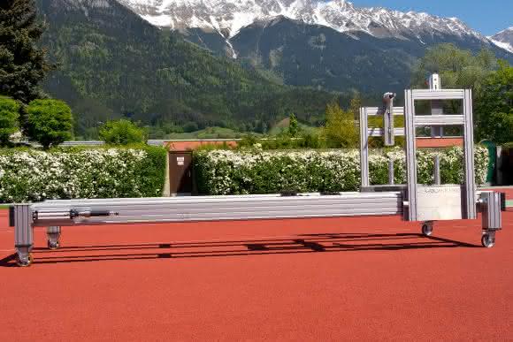 Ski cross starting machine Ski cross starting machine