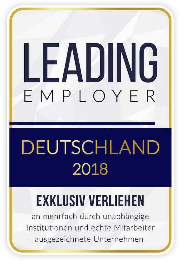 Leading Employer Auszeichnung: Knauer ist Leading Employer 2018