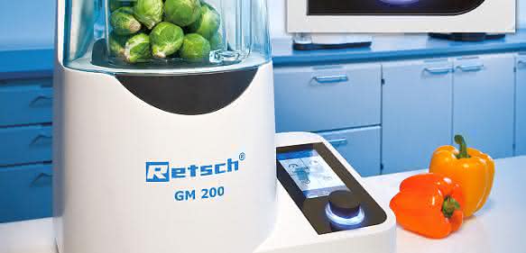 Proben-Homogenisierung: Messermühle mit Internet-Zugang