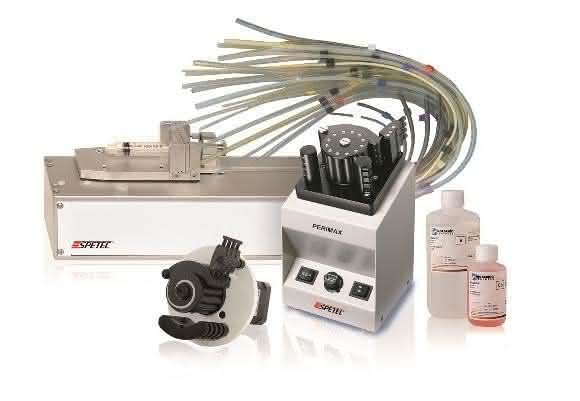 Pumpenschläuchen, Standards, Schlauch- & Spritzenpumpen für ICP-basierte Verfahren von Spetec