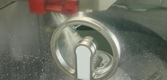 View into the machine interior