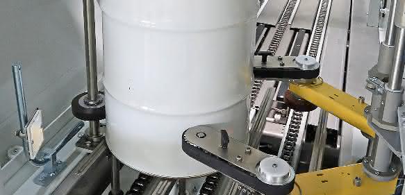 View of the bottling plant
