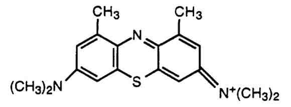 Struktur von 1,9-Dimethylmethylenblau