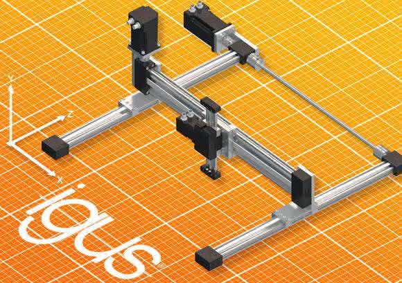 Portal mit NEMA17/23-Schrittmotoren und Encoder