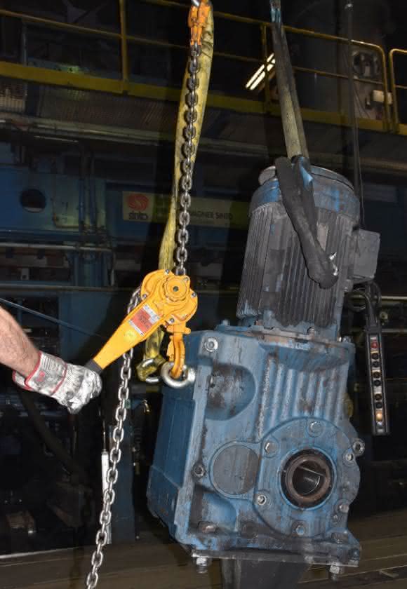 Kito insert ratchet hoist