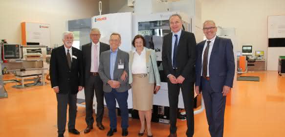 Übergabe der 100. Vollmer Erodiermaschine an Mapal