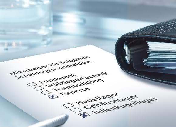 Rolling bearing training courses from Findling Wälzlager