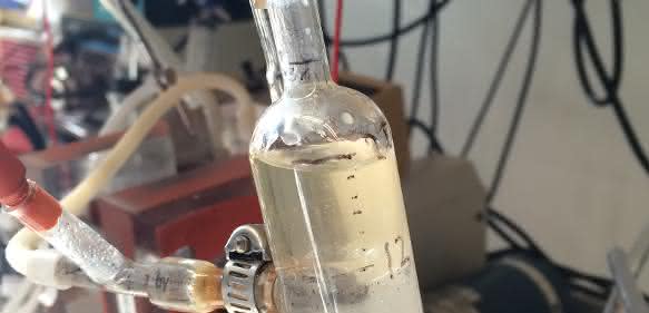 Sauermolke im Labor