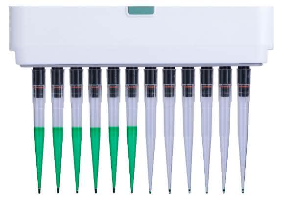 Mehrkanalpipette mit Einwegspitzen von Integra