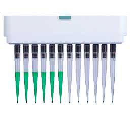 Integra hat einen Anwendungsleitfaden herausgegeben, in dem die Bedeutung der Wahl der richtigen Einweg-Pipettenspitze für die zu pipettierende Flüssigkeit im Fokus steht. Mehrkanalpipette mit Einwegspitzen von Integra