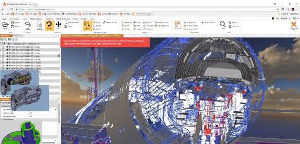 WebViewer fly-through-visibility Viewer: Festlegen und losfliegen