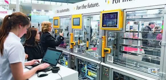 Smart-Factory-Modell Industrie 4.0