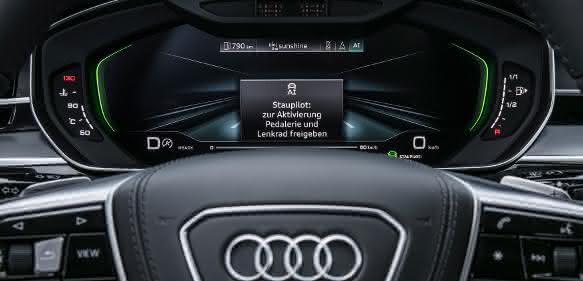 Aud A8 piloted driving