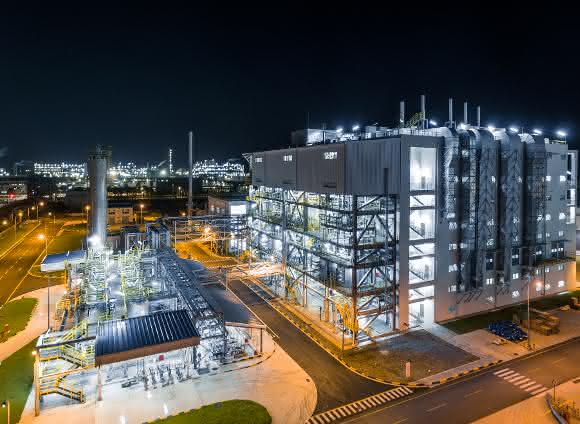 Die neue Großanlage für die Produktion von Chemiekatalysatoren in Caojing/China