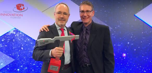 Die beiden Endress+Hauser Entwickler Dr. Wolfgang Drahm (links) und Dr. Martin Anklin Die beiden Endress+Hauser Entwickler Dr. Wolfgang Drahm (links) und Dr. Martin Anklin