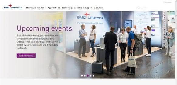 BMG Labtech launcht neue Website BMG Labtech launcht neue Website