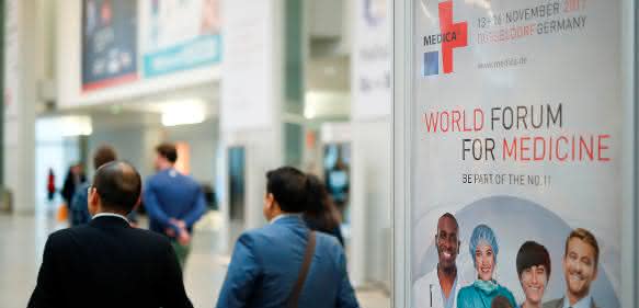 Besucher der Medica 2017
