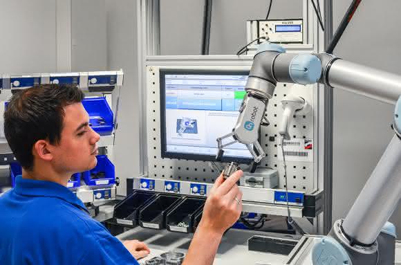 Roboter im kollaborierenden Arbeitsablauf