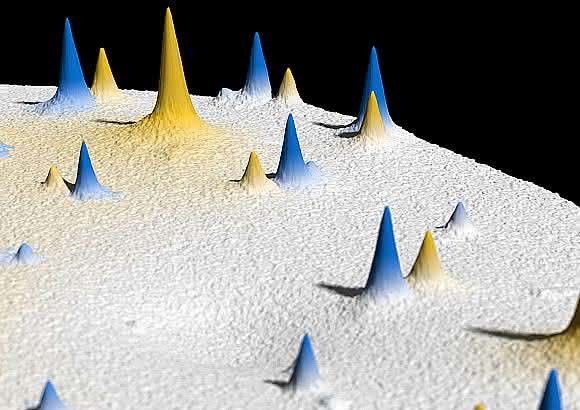 Beugungsmuster von Elektronen Materialwissenschaften: Beobachtung von Phasenübergängen an Oberflächen