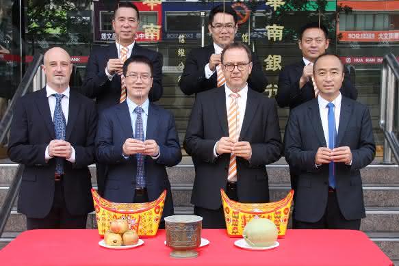 Eröffnung der Niederlassung in Taiwan