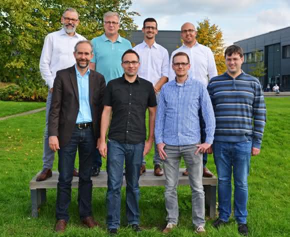 Das Forschungsteam der mit seinen Mitgliedern der EVTAS GmbH, des Wupperverbandes, der 52°North GmbH, des TÜV Rheinland und der Hochschule Bochum.