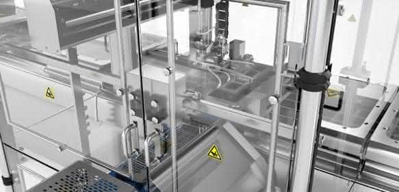 Bei der Gestaltung seiner Automatisierungskomponenten, etwa den Einhausungen für Greifersysteme, sorgt Multivac für eine leichte Zugänglichkeit, verwendet weitgehend glatte Oberflächen und reduziert abstehende Teile und versteckte Ecken. (Bilder: Multivac) Bei der Gestaltung seiner Automatisierungskomponenten, etwa den Einhausungen für Greifersysteme, sorgt Multivac für eine leichte Zugänglichkeit, verwendet weitgehend glatte Oberflächen und reduziert abstehende Teile und versteckte Ecken. (Bilder: Multivac)
