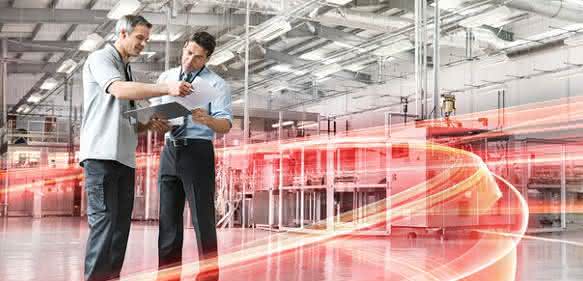 Eine Fabrik wird smart