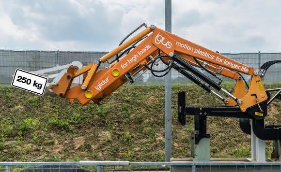 Igus-Frontlader-Prüfstand Igus-Frontlader-Prüfstand