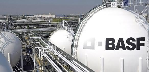 Kugeltank bei der BASF