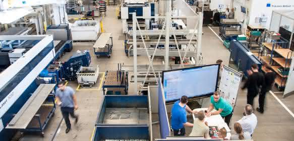 Industrie 4.0: Digitalisierte Produktion ist Trumpf